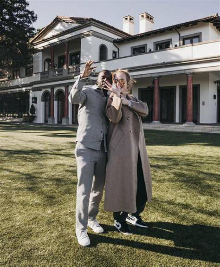 Adele Reveals She & Rich Paul Have Moved In Together As She Shares Photo Of Their New House