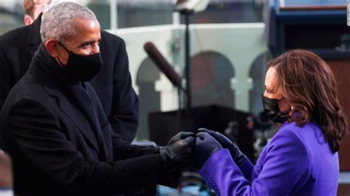Barack Obama & VP Kamala Harris Fist-Bumping Is The Must-See Pic From Inauguration
