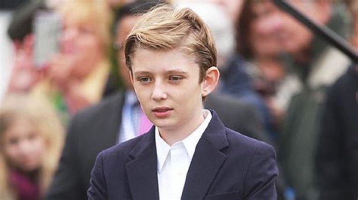 Barron Trump Looks Taller Than Ever While Meeting Soccer Legend Wayne Rooney At Xmas Party
