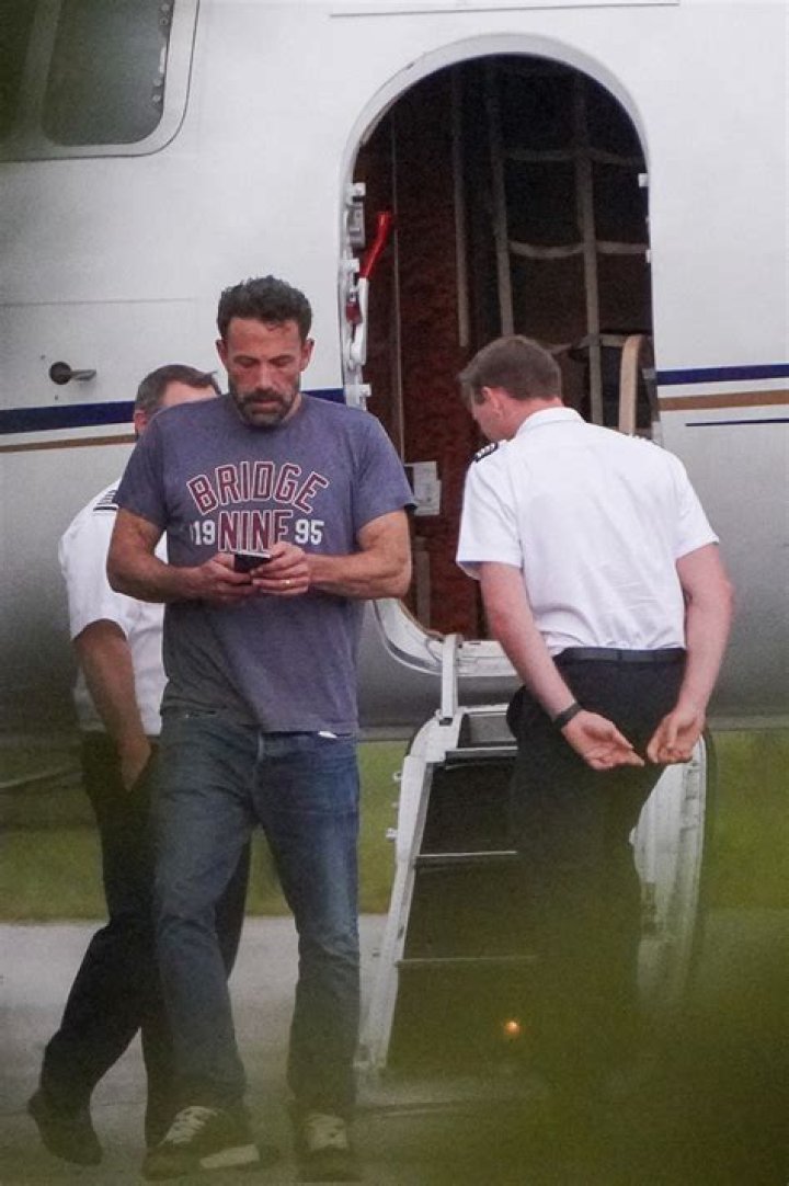 Ben Affleck & Jennifer Lopez Spotted Boarding A Private Jet With Kids Ahead Of His 50th Birthday