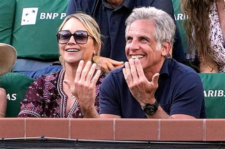 Ben Stiller & Christine Taylor Beam At Tennis Match In 1st Public Pics – Hollywood Life