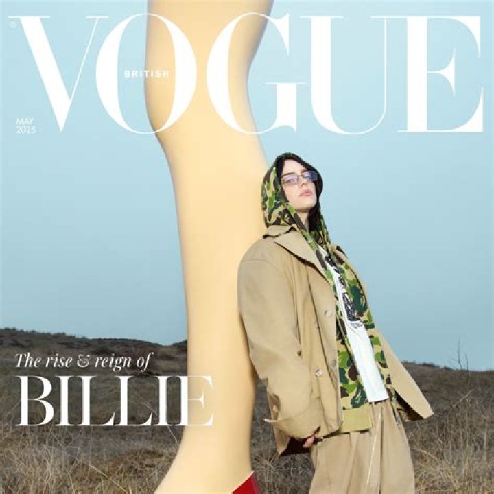 Billie Eilish Covers ‘British Vogue’ In Lingerie & Trench Coat: Pics – Hollywood Life