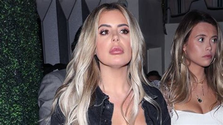 Brielle Biermann Channels Barbie In Plunging Pink Tube Top & Matching Jeans: Photo