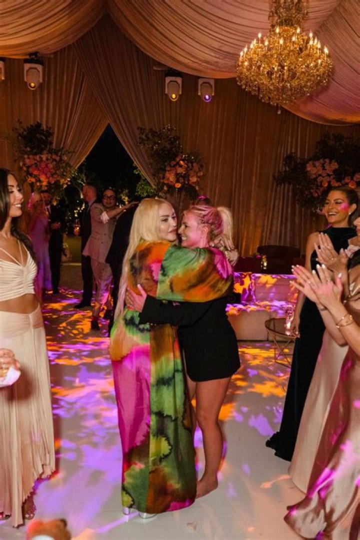 Britney Spears Kisses Madonna At Her Wedding Reception 19 Years After MTV Smooch: Photo