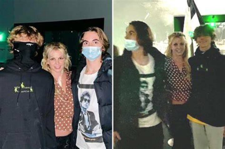 Britney Spears Shares Rare Photos With Her Sons Sean, 16, & Jayden, 15, At Van Gogh Exhibit