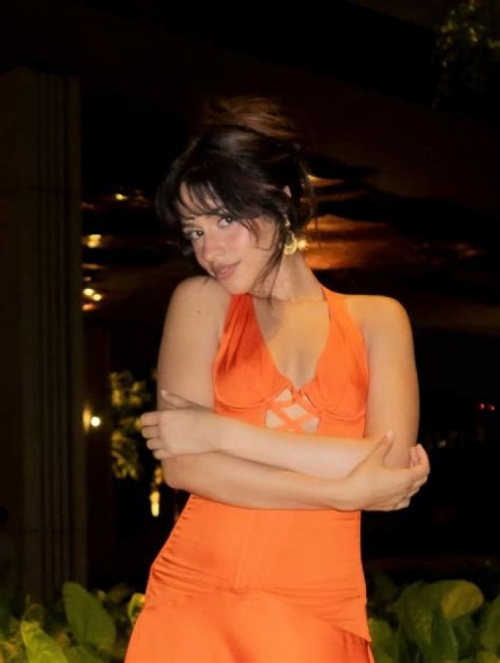 Camila Cabello Rocks Plunging White Top In Sexy Glam Photo