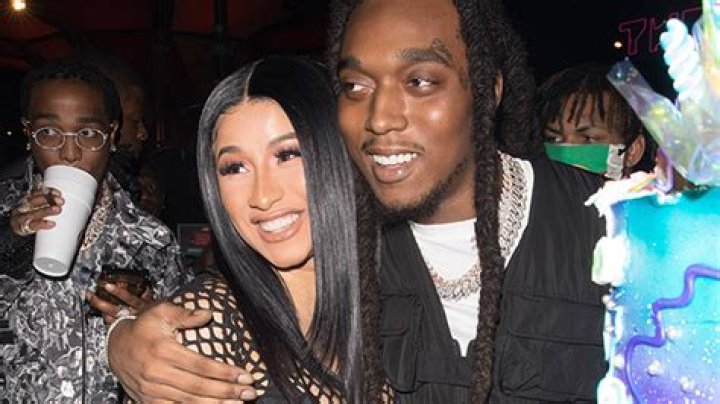 Cardi B In Mesh Dress Over Bra & Thong For Takeoff’s Party With Offset – Hollywood Life