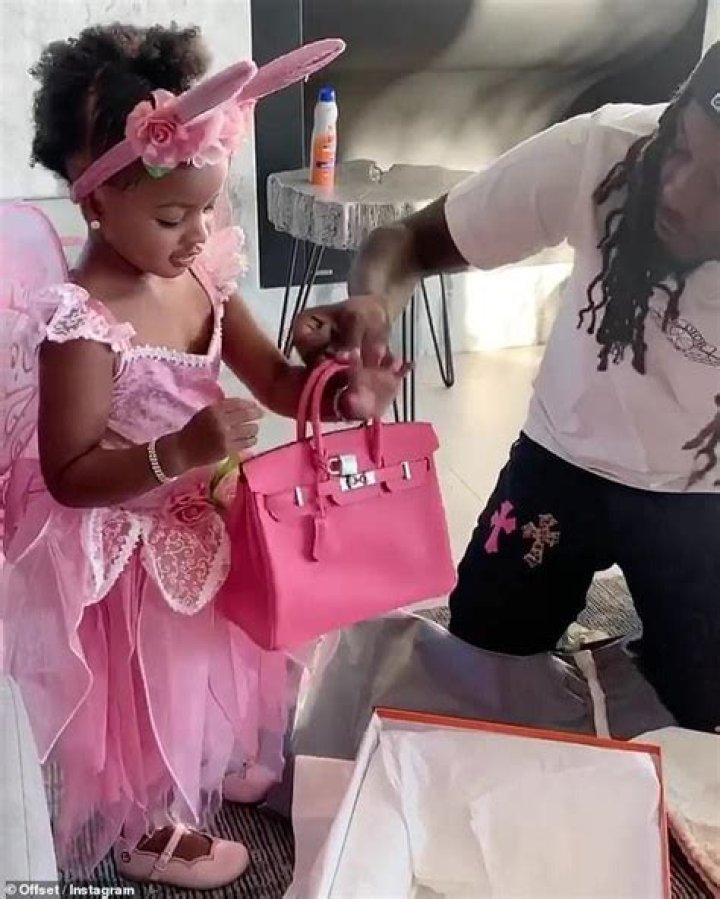 Cardi B’s Daughter Kulture Gets A $9K Birkin Bag From Daddy Offset For Her 2nd Birthday — Watch