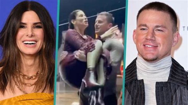 Channing Tatum Jumps Into Pool With Sandra Bullock In His Arms As They Wrap On New Movie — Watch