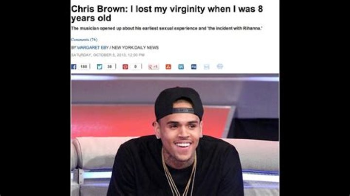 Chris Brown: What He Really Thinks About Losing Virginity At 8 Years Old
