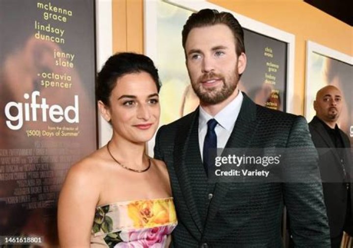 Chris Evans & Jenny Slate — PICS
