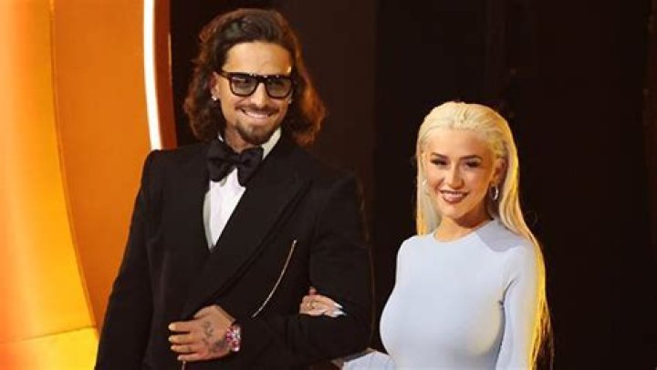 Christina Aguilera Wows in Angelic Sky Blue Dress at the 2024 Grammys: Photos