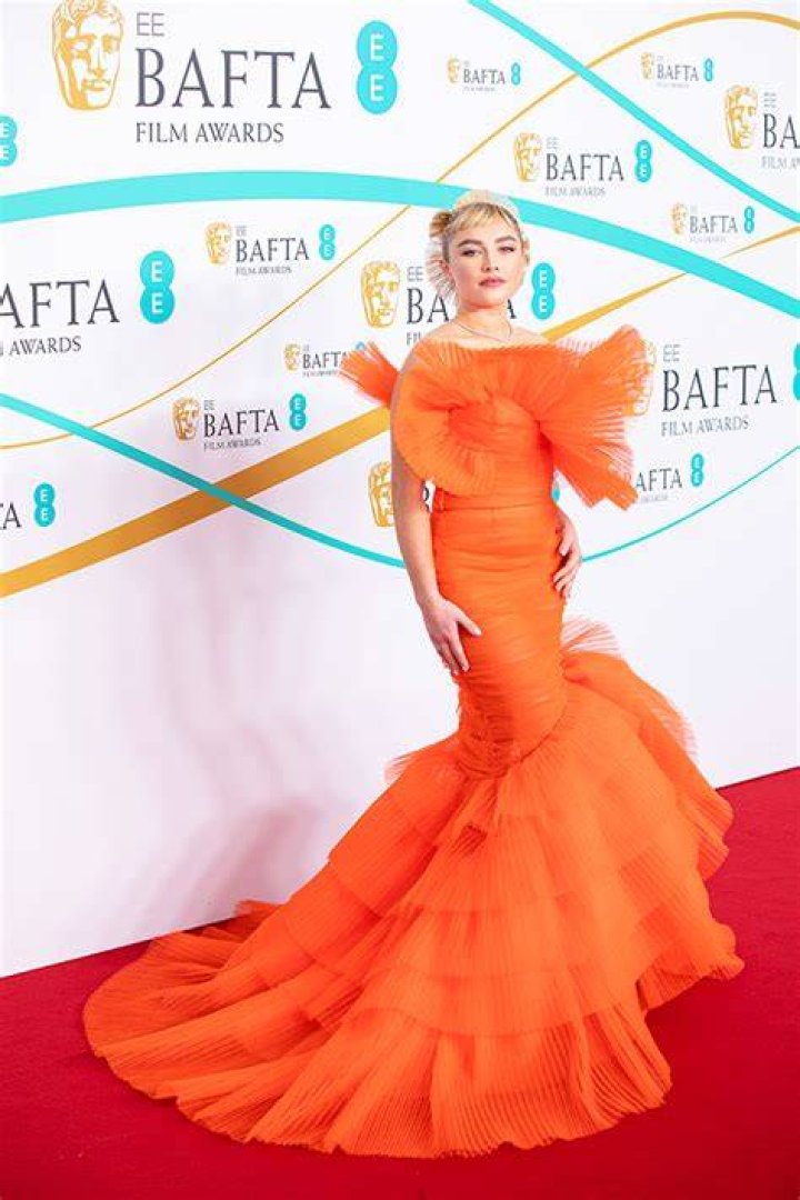 Florence Pugh’s Pink & Silver Sequin Mini Dress BAFTAs After Party – Hollywood Life