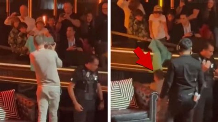 Gerard Pique Falls Off Stage and Shakira Fans React: Video – Hollywood Life