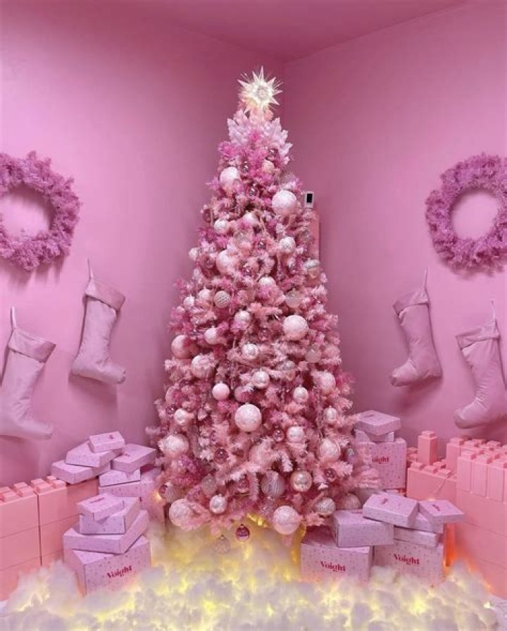 Get a Pink Christmas Tree for Under $100 Here – Hollywood Life