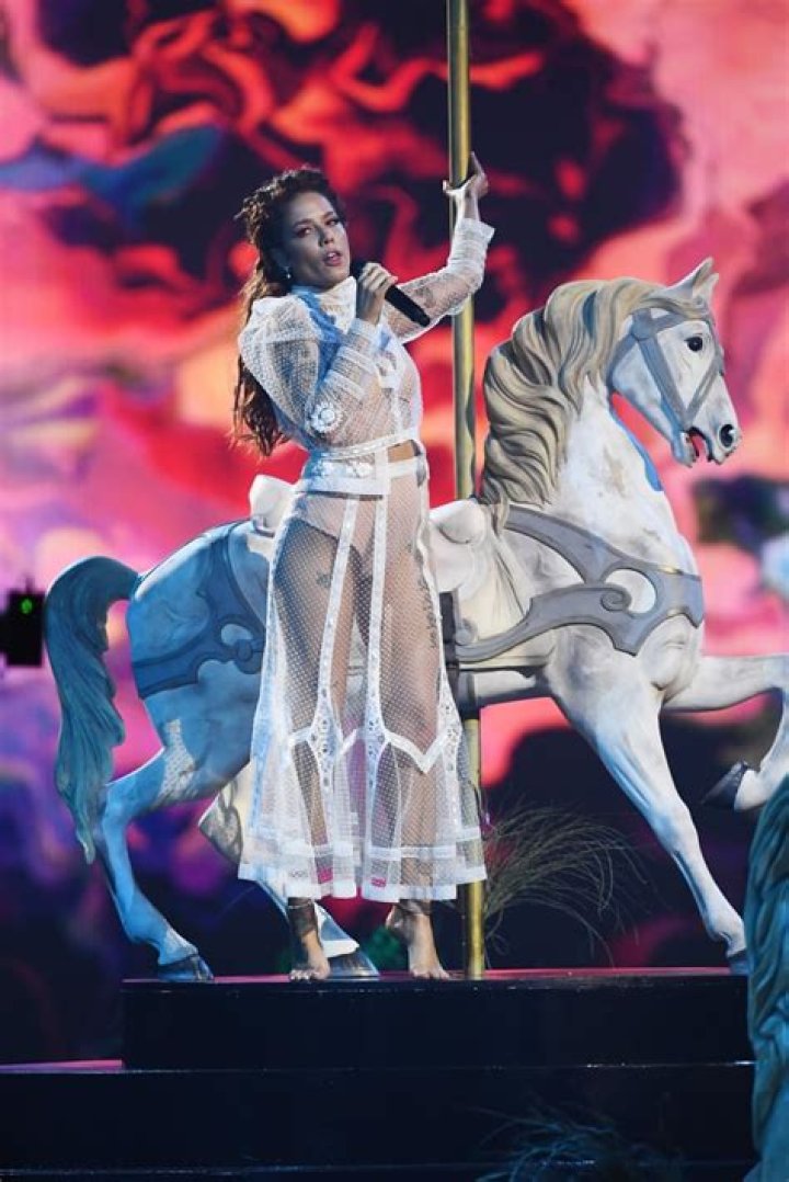 Halsey Slays In Mini Dress & Gives Energetic Performance Of ‘Graveyard’ At MTV EMAs