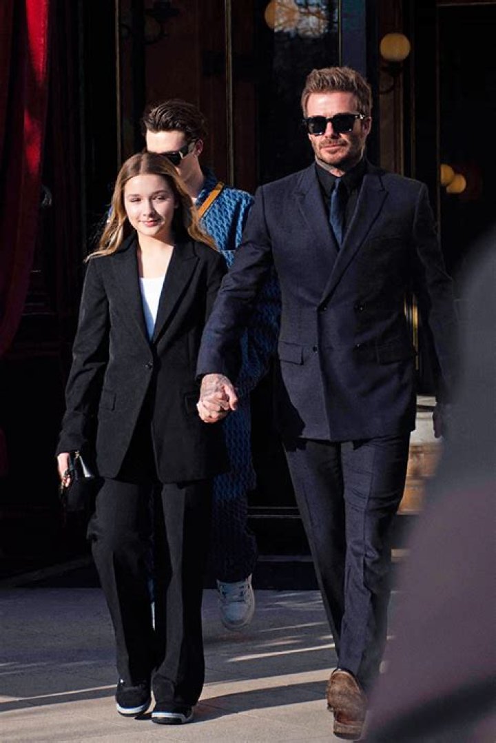 Harper Beckham Attends Paris Fashion Week & Looks So Grown Up – Hollywood Life