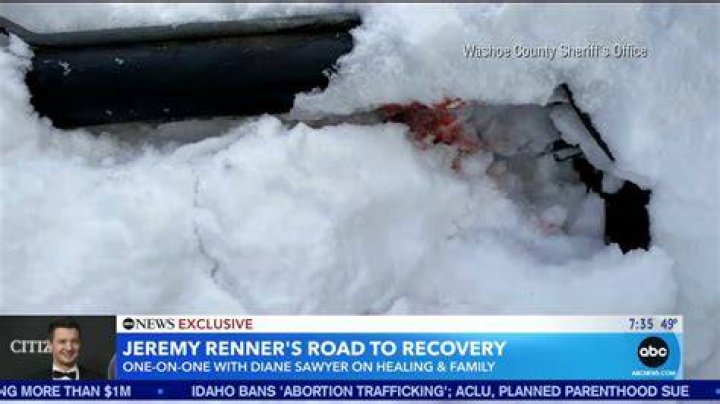 Jeremy Renner’s Snowplow Ran Him Over After He Stopped To Help Motorist Stranded By Snowstorm