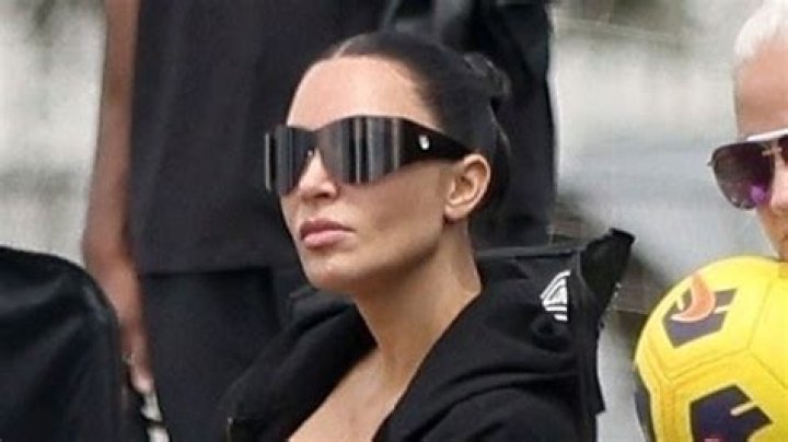 Kanye West & Kim Kardashian Reunite For Son Saint’s Soccer Game After IG Drama: See Photos