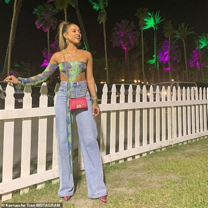 Karrueche Tran Camouflage Bathing Suit –Pics