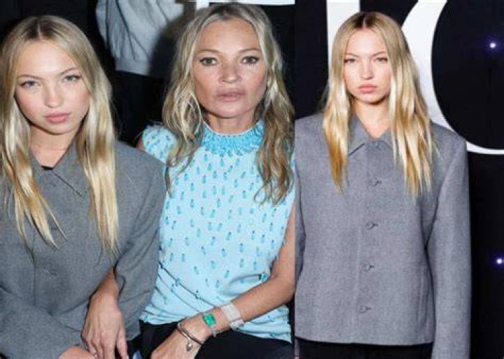 Kate Moss & Look-Alike Daughter Lila, 21, Sit Front Row at Paris Men’s Fashion Week