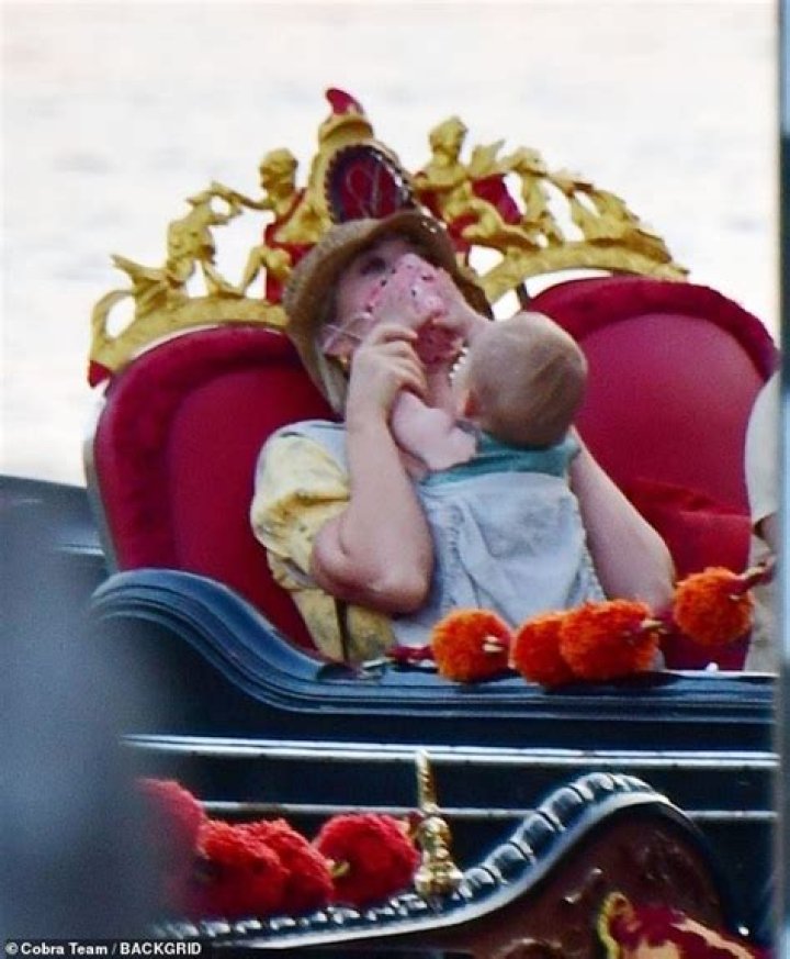 Katy Perry Snuggles Up To Baby Daisy, 10 Mos., On Venice Gondola Ride With Orlando Bloom – See Pics