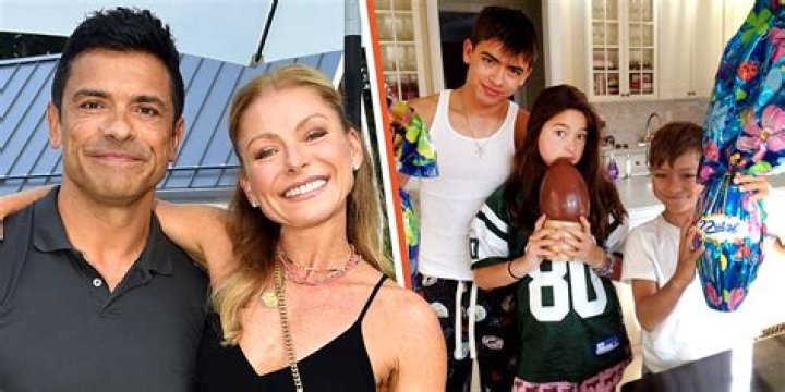 Kelly Ripa’s 3 Kids Bring Her Flowers To Talk Show Ahead Of Mother’s Day: Family Photo