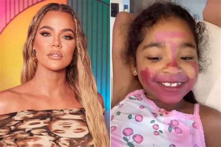 Khloe Kardashian’s Daughter True, 2, Makes Funny Faces In Pink Swimsuit: ‘Mommy’s Little Lady’