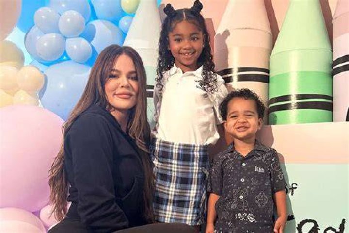 Khloe Kardashian’s Daughter True Thompson, 4, Pushes Baby Brother’s Stroller In Cute Photo