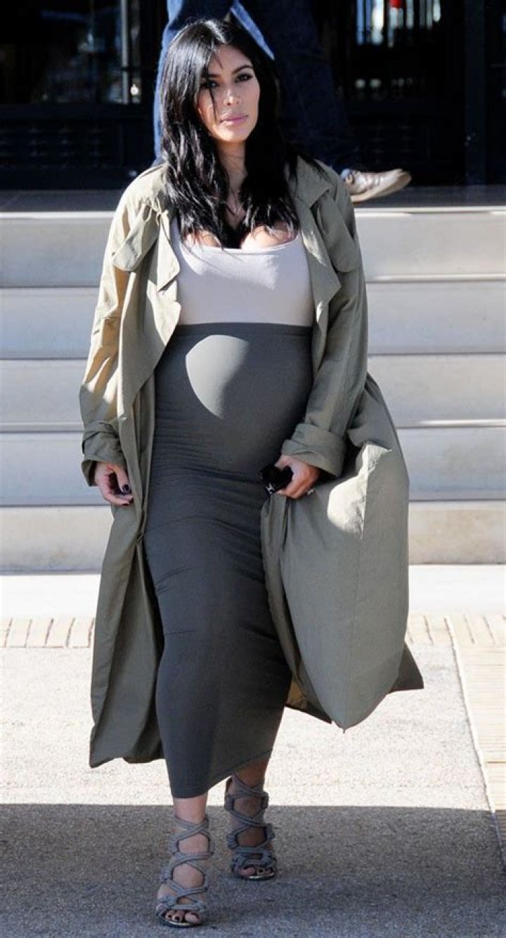 Kim Kardashian Maternity — Kim K Responds To Criticism With Tan Outfit – Hollywood Life
