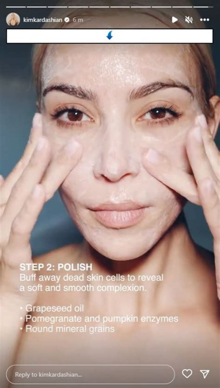 Kim Kardashian Reveals Her Makeup-Free Face To Promote Skincare Line – Hollywood Life