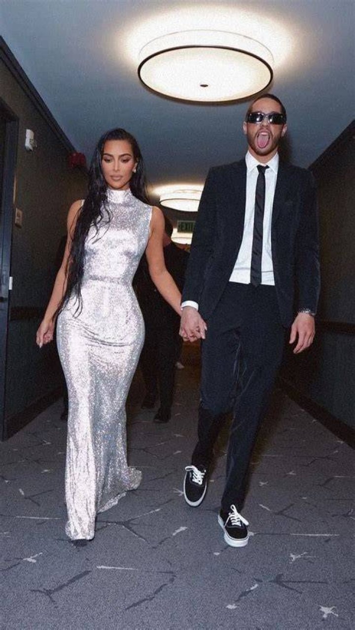Kim Kardashian Slays In Silver Gown Alongside Pete Davidson At White House Correspondents’ Dinner