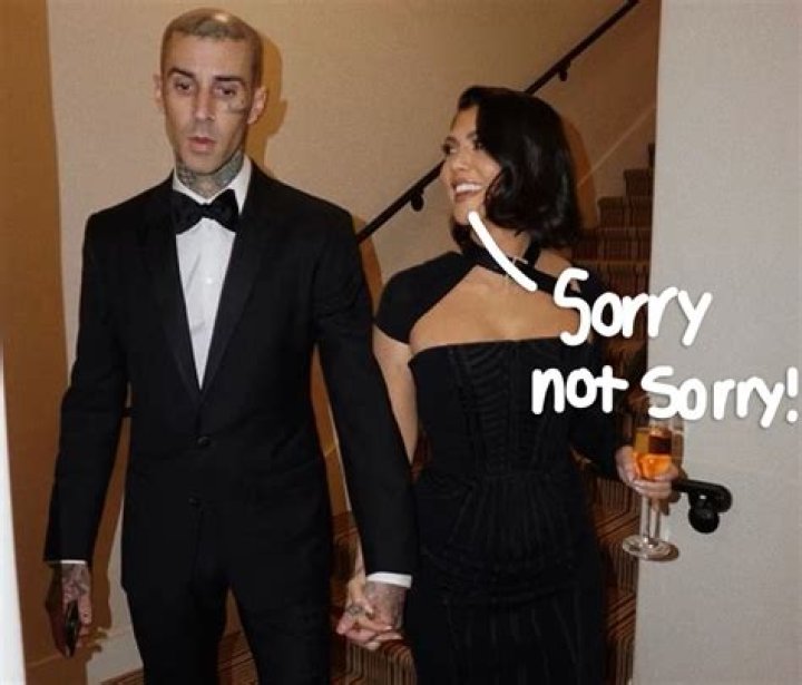 Kourtney Kardashian Gives Fiancé Travis Barker A Lap Dance At Simon Huck’s Wedding — Watch