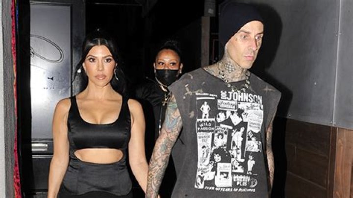 Kourtney Kardashian Rocks Cutout Shirt With Travis Barker – Hollywood Life