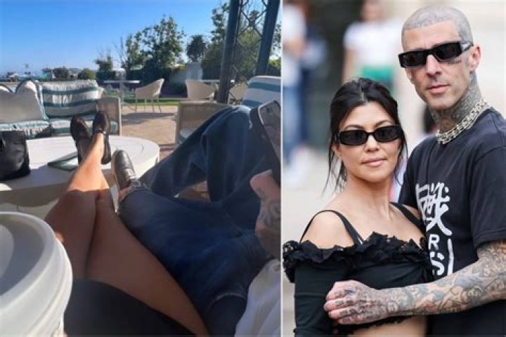 Kourtney Kardashian Shows Off Sexy Lingerie For Romantic Trip With Travis Barker — Photo