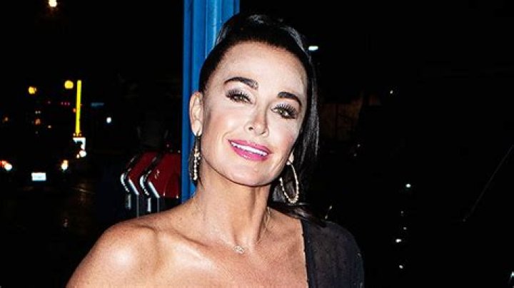 Kyle Richards Flashes Boob Tape In Mini Dress Wardrobe Malfunction – See Pics