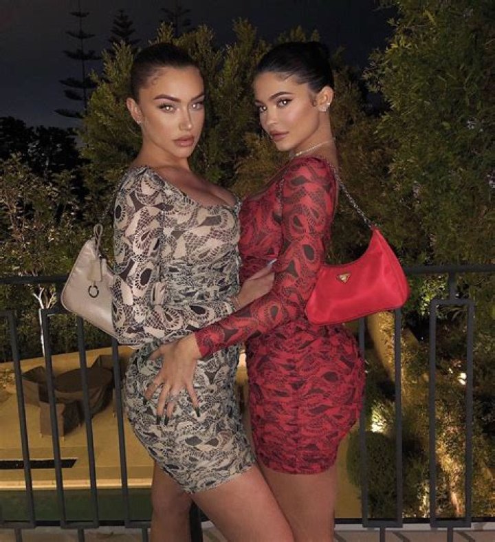 Kylie Jenner & BFF Stassie Karanikolaou Twin In Sparkly Sheer Dresses — See Hot New Pics