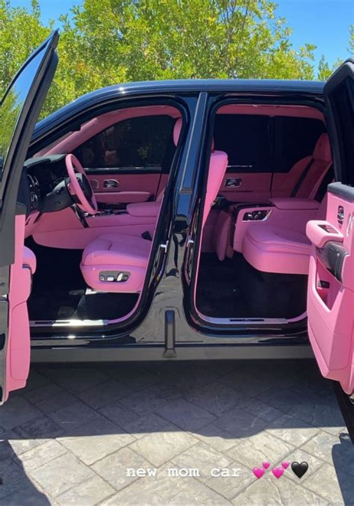 Kylie Jenner Debuts New Rolls Royce With Customized Pink Interior – Hollywood Life