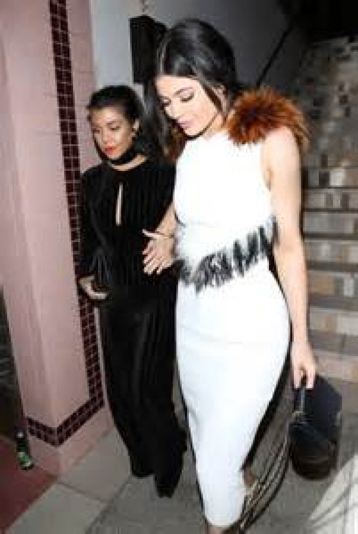 Kylie Jenner & Kourtney Kardashian Twin In Oversized Dress Shirts In Cute New Pic