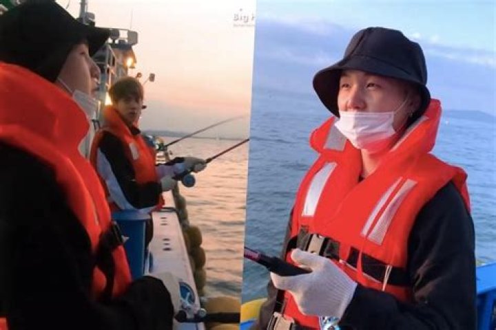 Lee Hyun Resurfaces In Rare Photo With BTS’ Jin & Suga On Fishing Trip & Fans Go Wild