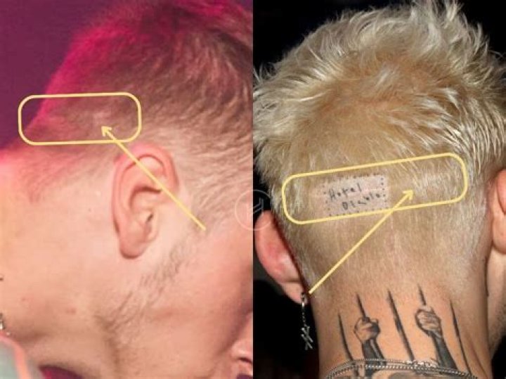 Machine Gun Kelly Reveals Head Tattoo After Shaving Hair – Hollywood Life