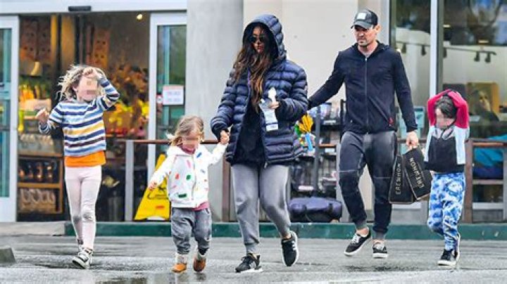 Megan Fox & Brian Austin Green Take 3 Kids Grocery Shopping To Stock Up On Supplies