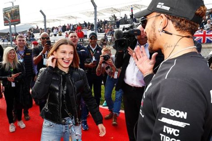 Millie Bobby Brown — Exclusive Pictures at US Formula 1
