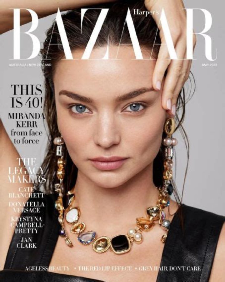 Miranda Kerr Poses Topless For ‘Bazaar’ Australia