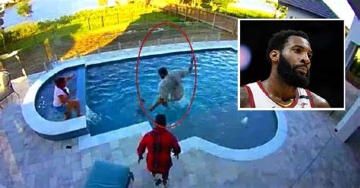 NBA Star Andre Drummond Bravely Saves Son Deon, 2, From Drowning After Falling Into Their Pool — Watch