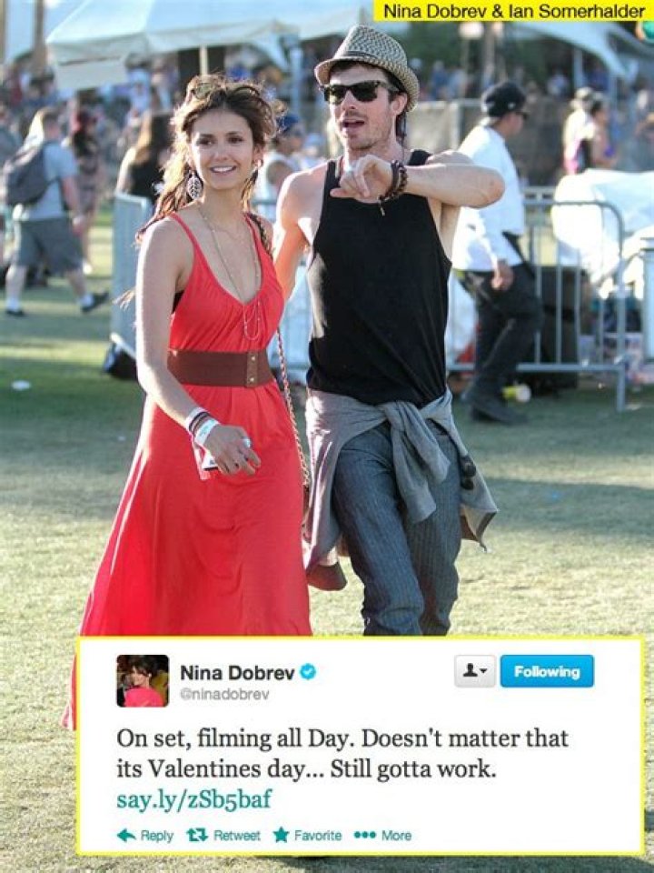 Nina Dobrev & Ian Somerhalder: How The ‘VD’ Stars Spent Valentine’s Day
