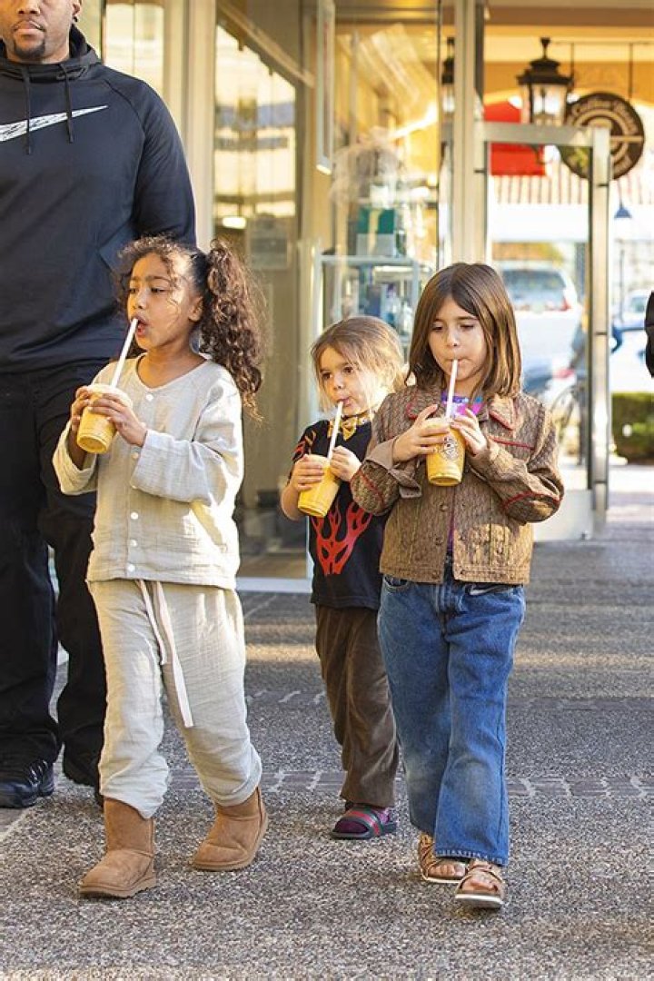 North West, 7, & Reign Disick, 5, Transform Into Rock N’ Roll Stars With Halloween Costumes