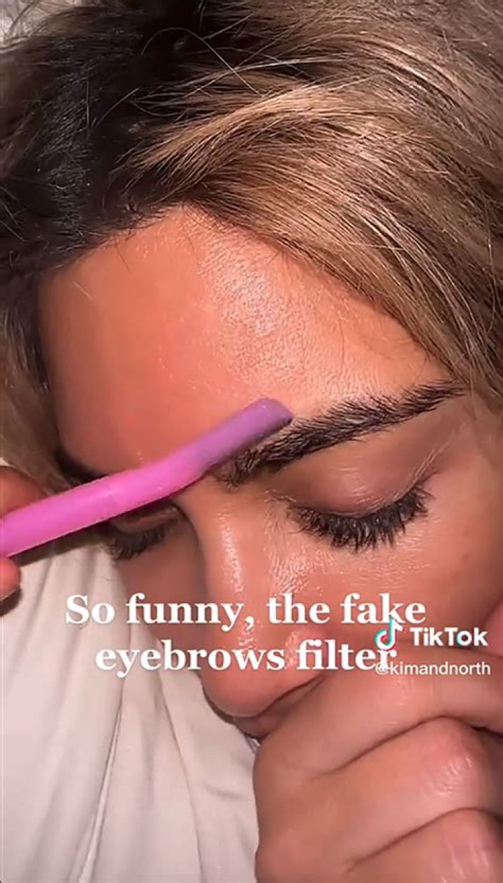 North West Pranks Mom Kim Kardashian By ‘Shaving Off’ Her Eyebrows: Watch