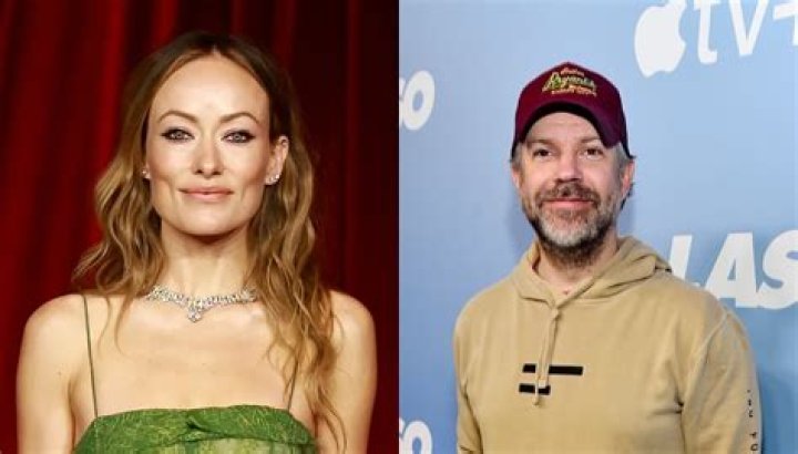 Olivia Wilde & Jason Sudeikis Share Friendly Hug After Her Split From Harry Styles & Custody Battle