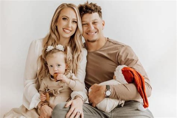 Patrick Mahomes Cuddles Brittany Matthews & Baby Sterling In ‘Special’ Family Photo